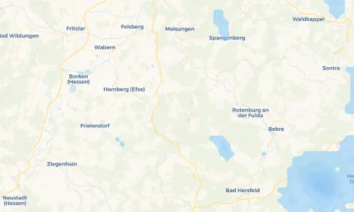 Regenradar Vorschaubild - Aktuelle Niederschläge in Rengshausen und Umgebung