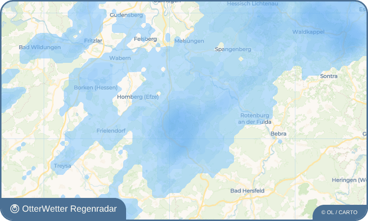 OtterWetter Regenradar-Widget Rengshausen
