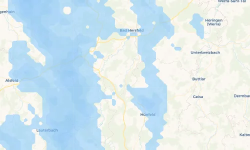 Regenradar Vorschaubild - Aktuelle Niederschläge in Rhina und Umgebung