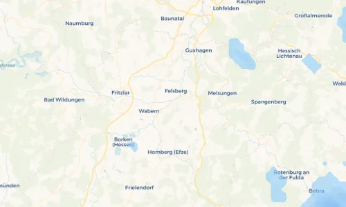Regenradar Vorschaubild - Aktuelle Niederschläge in Rhünda und Umgebung