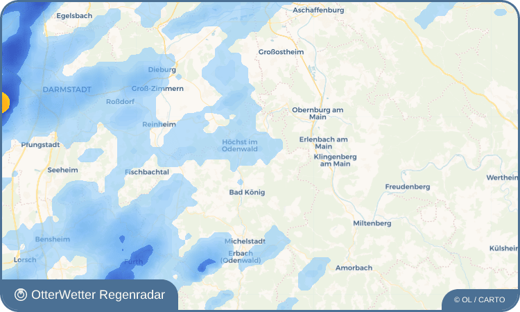 OtterWetter Regenradar-Widget Rimhorn