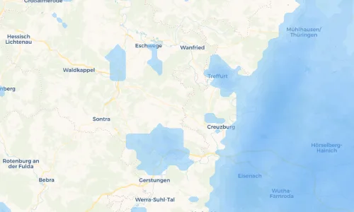 Regenradar Vorschaubild - Aktuelle Niederschläge in Rittmannshausen und Umgebung