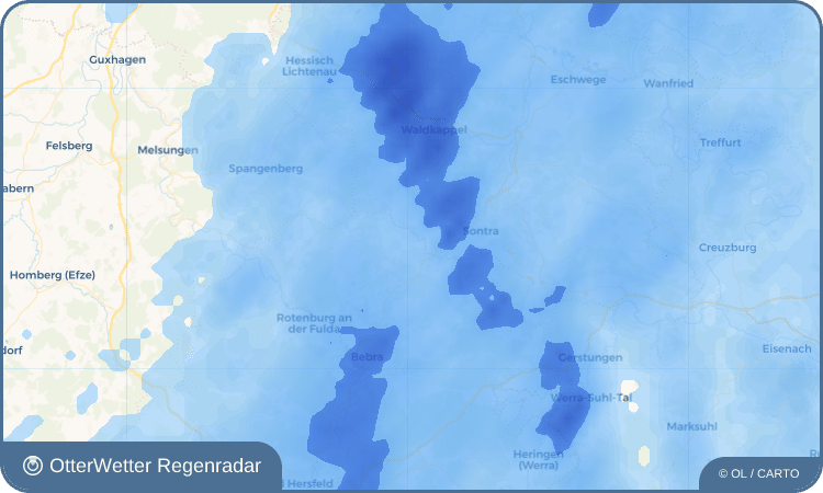 OtterWetter Regenradar-Widget Rockensüß