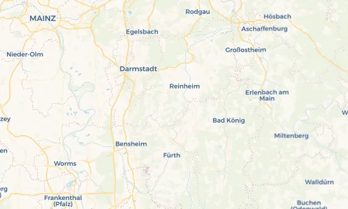 Regenradar Vorschaubild - Aktuelle Niederschläge in Rodau und Umgebung