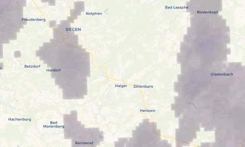 Regenradar Vorschaubild - Aktuelle Niederschläge in Rodenbach und Umgebung