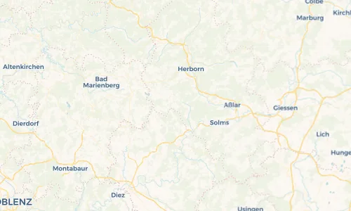 Regenradar Vorschaubild - Aktuelle Niederschläge in Rodenroth und Umgebung