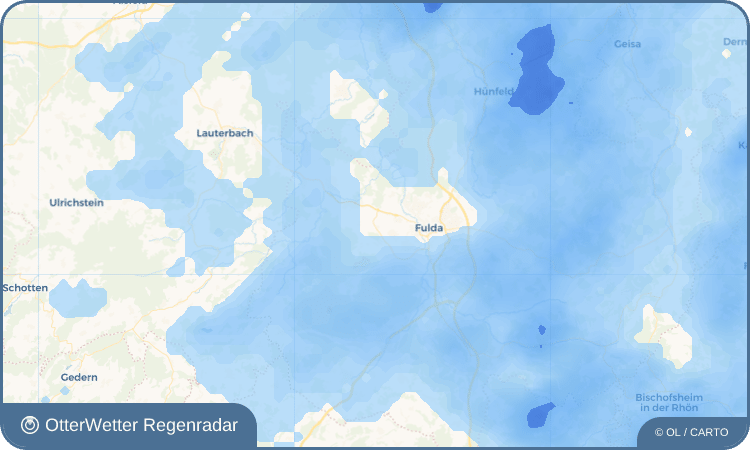 Widget-Vorschau für Rodges Wetter-Widget-Vorschau mit Vorhersagedaten für Rodges