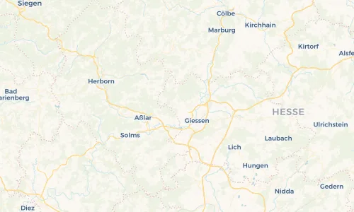 Regenradar Vorschaubild - Aktuelle Niederschläge in Rodheim-Bieber und Umgebung