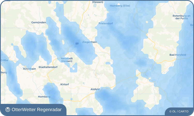 OtterWetter Regenradar-Widget Röllshausen