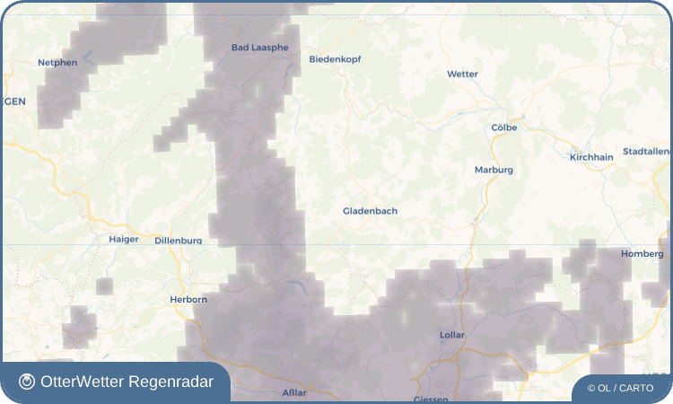 OtterWetter Regenradar-Widget Römershausen