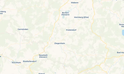 Regenradar Vorschaubild - Aktuelle Niederschläge in Rörshain und Umgebung