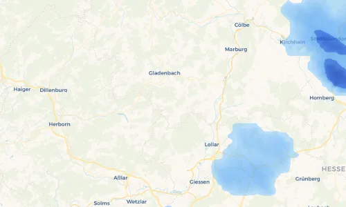 Regenradar Vorschaubild - Aktuelle Niederschläge in Rollshausen und Umgebung