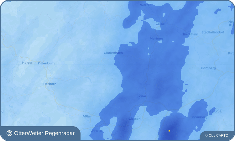 Widget-Vorschau für Rollshausen Wetter-Widget-Vorschau mit Vorhersagedaten für Rollshausen