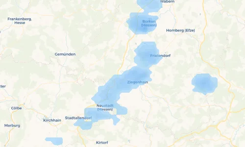 Regenradar Vorschaubild - Aktuelle Niederschläge in Rommershausen und Umgebung