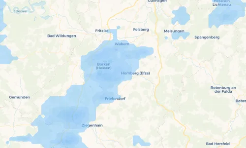 Regenradar Vorschaubild - Aktuelle Niederschläge in Roppershain und Umgebung