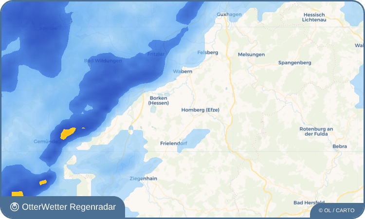 OtterWetter Regenradar-Widget Roppershain
