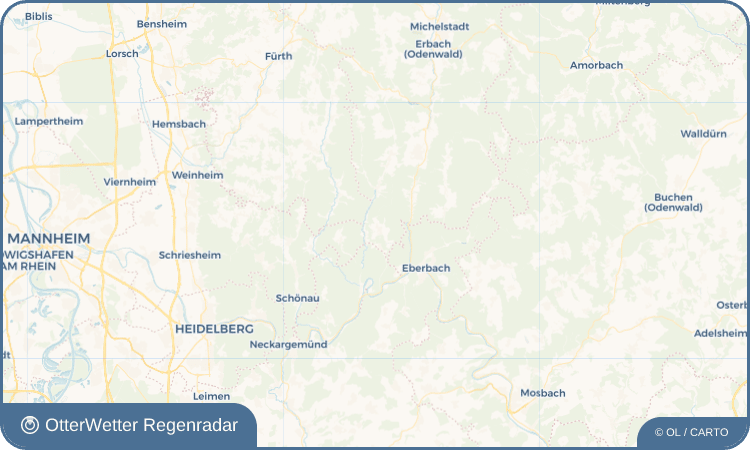 OtterWetter Regenradar-Widget Rothenberg