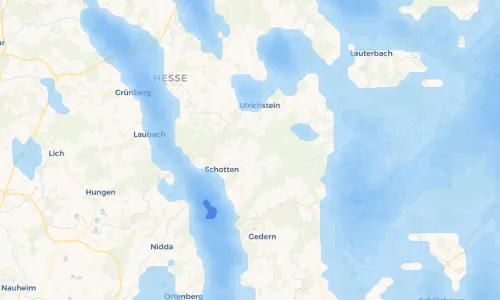 Regenradar Vorschaubild - Aktuelle Niederschläge in Rudingshain und Umgebung