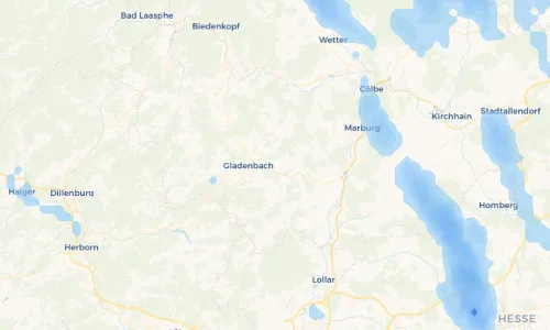 Regenradar Vorschaubild - Aktuelle Niederschläge in Rüchenbach und Umgebung