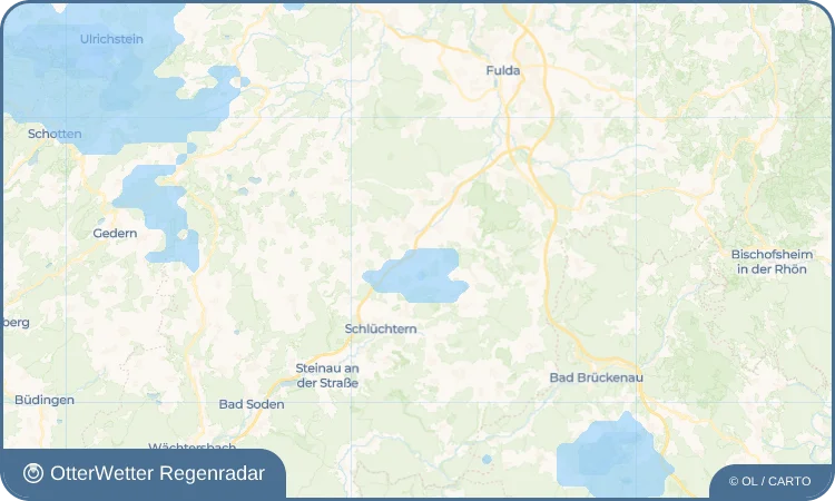 Widget-Vorschau für Rückers Wetter-Widget-Vorschau mit Vorhersagedaten für Rückers