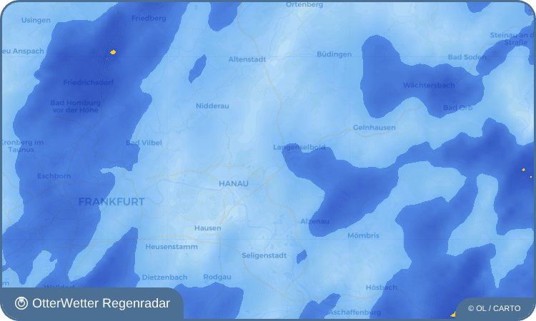OtterWetter Regenradar-Widget Rückingen