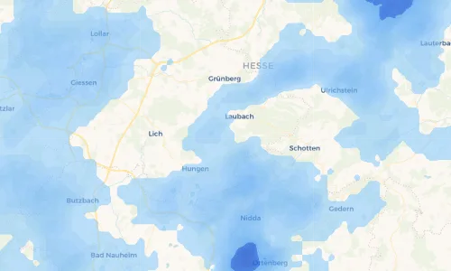 Regenradar Vorschaubild - Aktuelle Niederschläge in Ruppertsburg und Umgebung