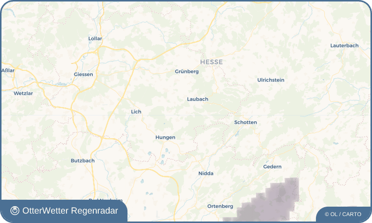OtterWetter Regenradar-Widget Ruppertsburg