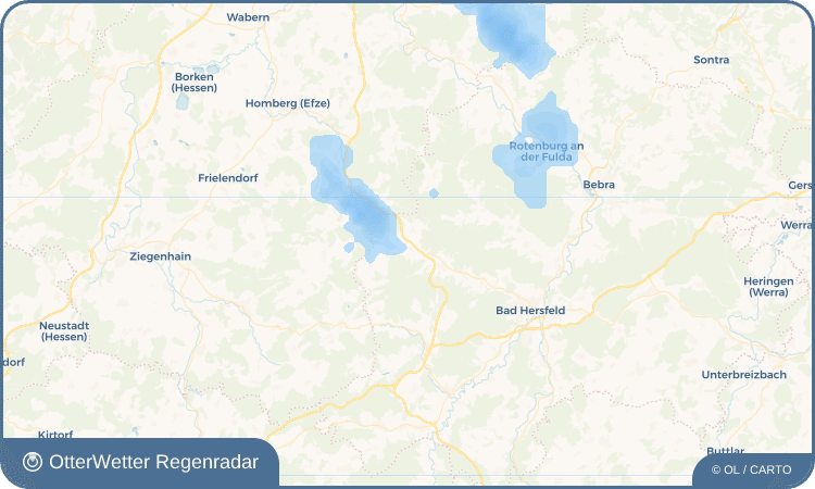 Wetter-Widget-Vorschau mit Vorhersagedaten für Saasen