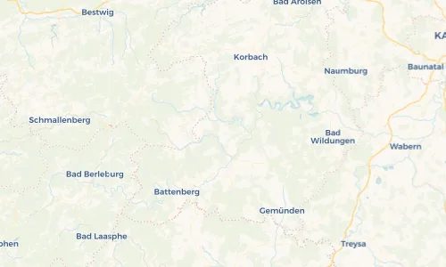 Regenradar Vorschaubild - Aktuelle Niederschläge in Sachsenberg und Umgebung