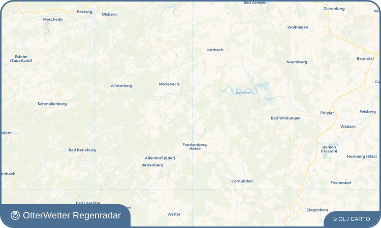 OtterWetter Regenradar-Widget Sachsenberg