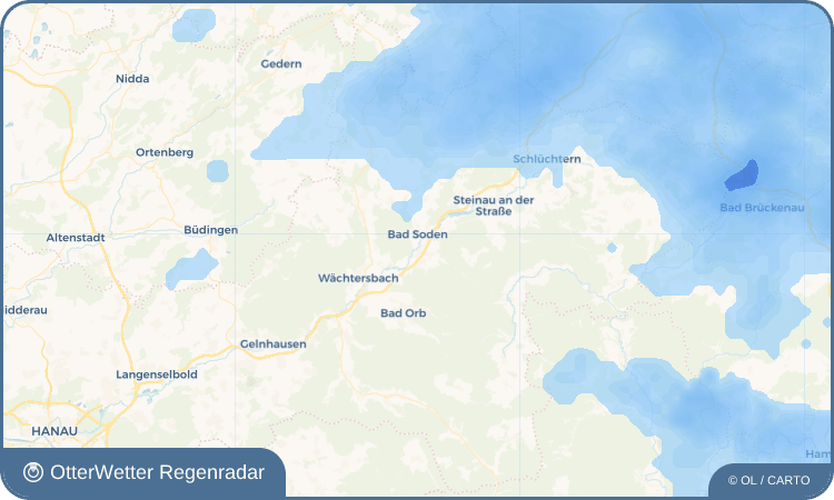 Widget-Vorschau für Salmünster Wetter-Widget-Vorschau mit Vorhersagedaten für Salmünster