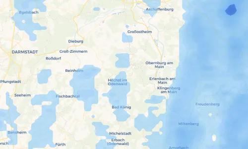 Regenradar Vorschaubild - Aktuelle Niederschläge in Sandbach und Umgebung