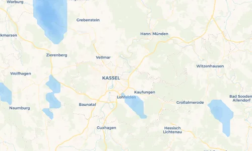 Regenradar Vorschaubild - Aktuelle Niederschläge in Sandershausen und Umgebung