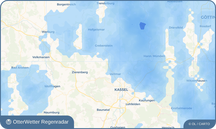 OtterWetter Regenradar-Widget Schäferberg
