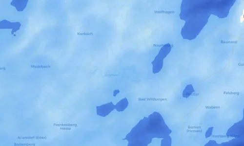 Regenradar Vorschaubild - Aktuelle Niederschläge in Scheid und Umgebung