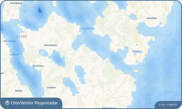 OtterWetter Regenradar-Widget Schlechtenwegen