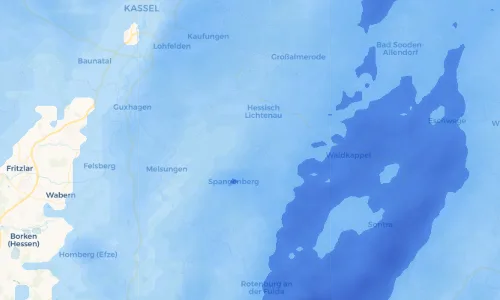 Regenradar Vorschaubild - Aktuelle Niederschläge in Schnellrode und Umgebung