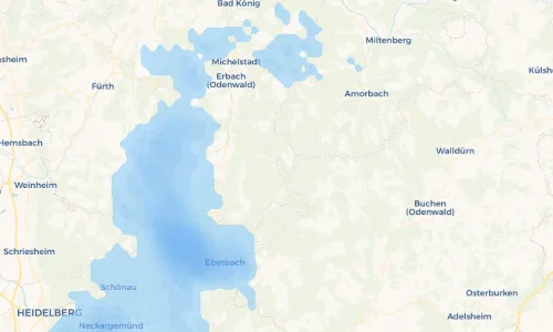 Regenradar-Vorschau: aktuelle Niederschläge in Schöllenbach und Umgebung
