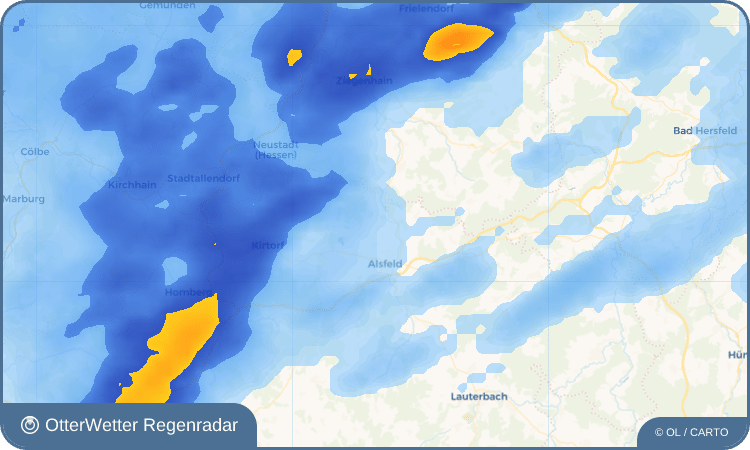 OtterWetter Regenradar-Widget Schwabenrod