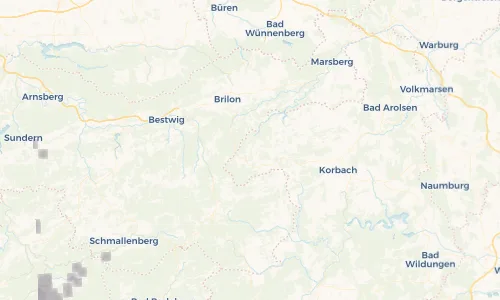 Regenradar Vorschaubild - Aktuelle Niederschläge in Schwalefeld und Umgebung