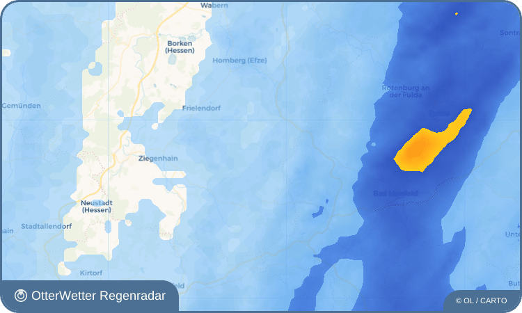OtterWetter Regenradar-Widget Schwarzenborn