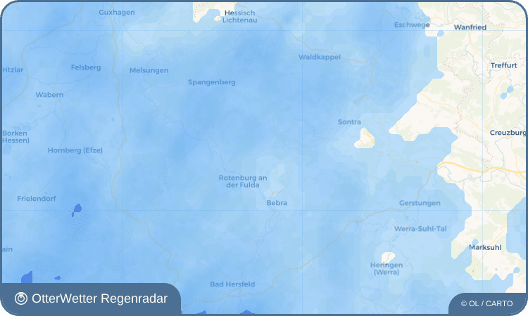 OtterWetter Regenradar-Widget Schwarzenhasel