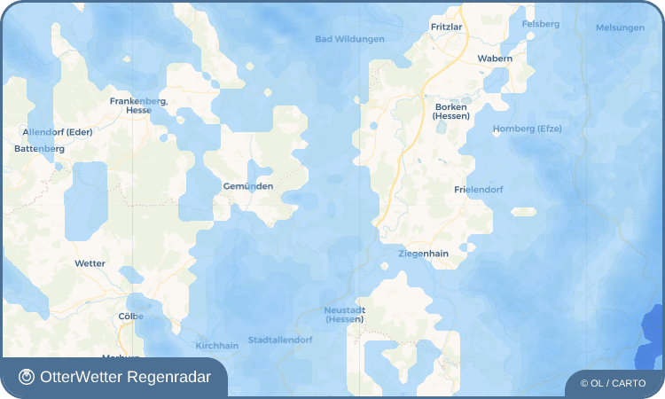Wetter-Widget-Vorschau mit Vorhersagedaten für Sebbeterode