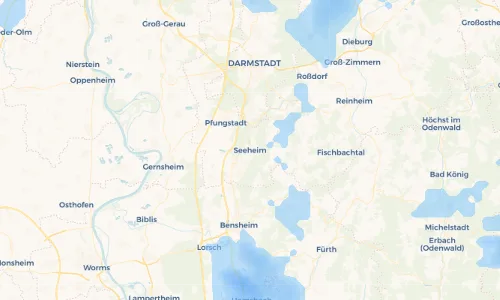 Regenradar Vorschaubild - Aktuelle Niederschläge in Seeheim und Umgebung