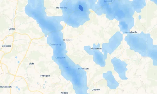 Regenradar Vorschaubild - Aktuelle Niederschläge in Sellnrod und Umgebung