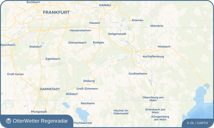 OtterWetter Regenradar-Widget Sickenhofen