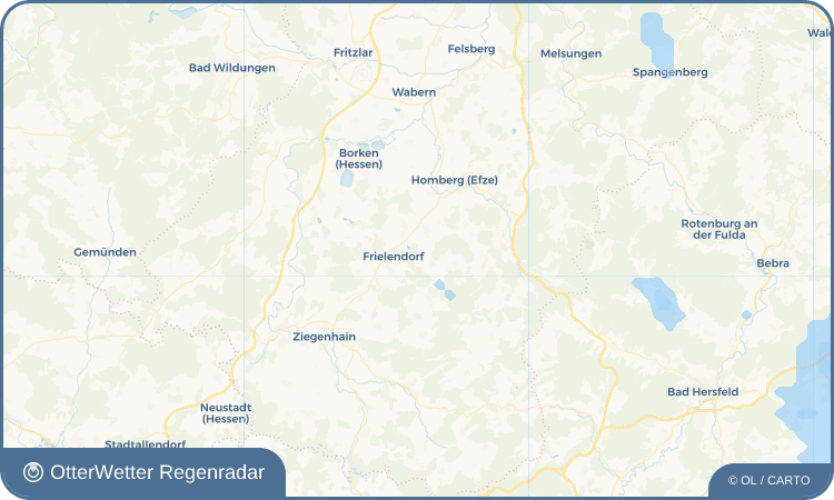 OtterWetter Regenradar-Widget Siebertshausen/Lanertshausen