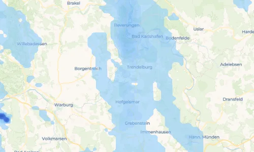 Regenradar Vorschaubild - Aktuelle Niederschläge in Sielen und Umgebung