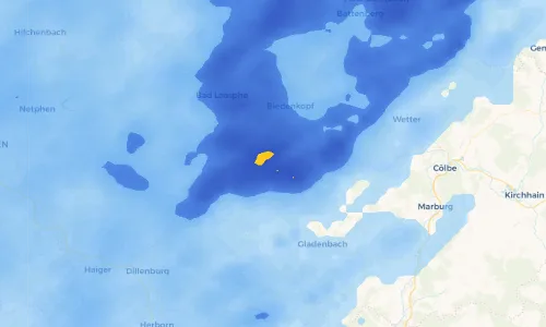 Regenradar Vorschaubild - Aktuelle Niederschläge in Silberg und Umgebung