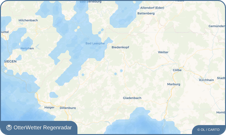 Wetter-Widget-Vorschau mit Vorhersagedaten für Silberg